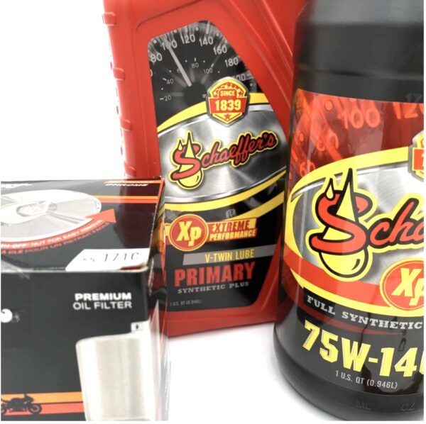 77 Cycles Schaeffer’s 3 Hole Oil Change Kit Harley-Davidson BT Touring